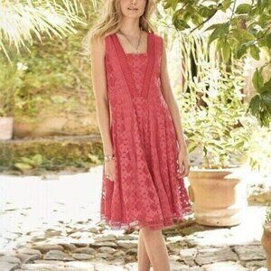 Sundance Coral Lace Dress